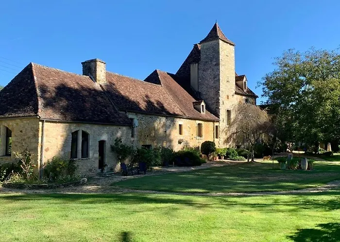 Frühstückspension Manoir La Barriere - Lot Le Vigan (Lot)